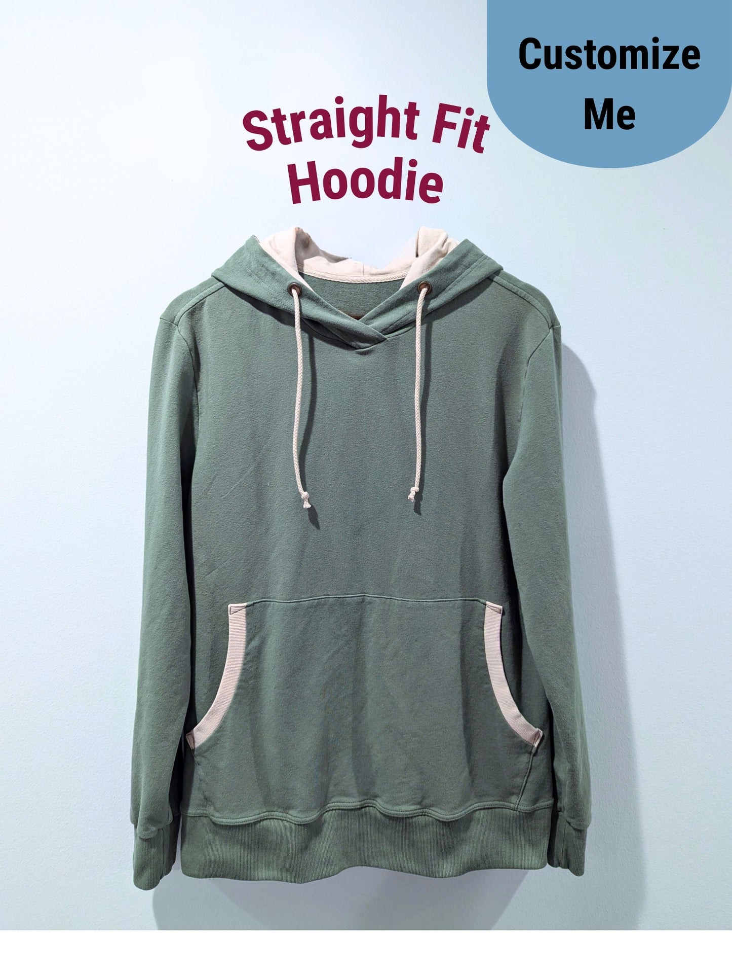 CUSTOM Hoodie Sweater - Straight Fit