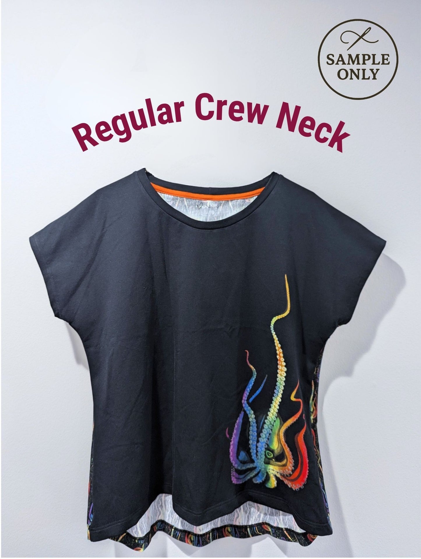 CUSTOM Curved Hem Dolman Tee - Curvy Fit