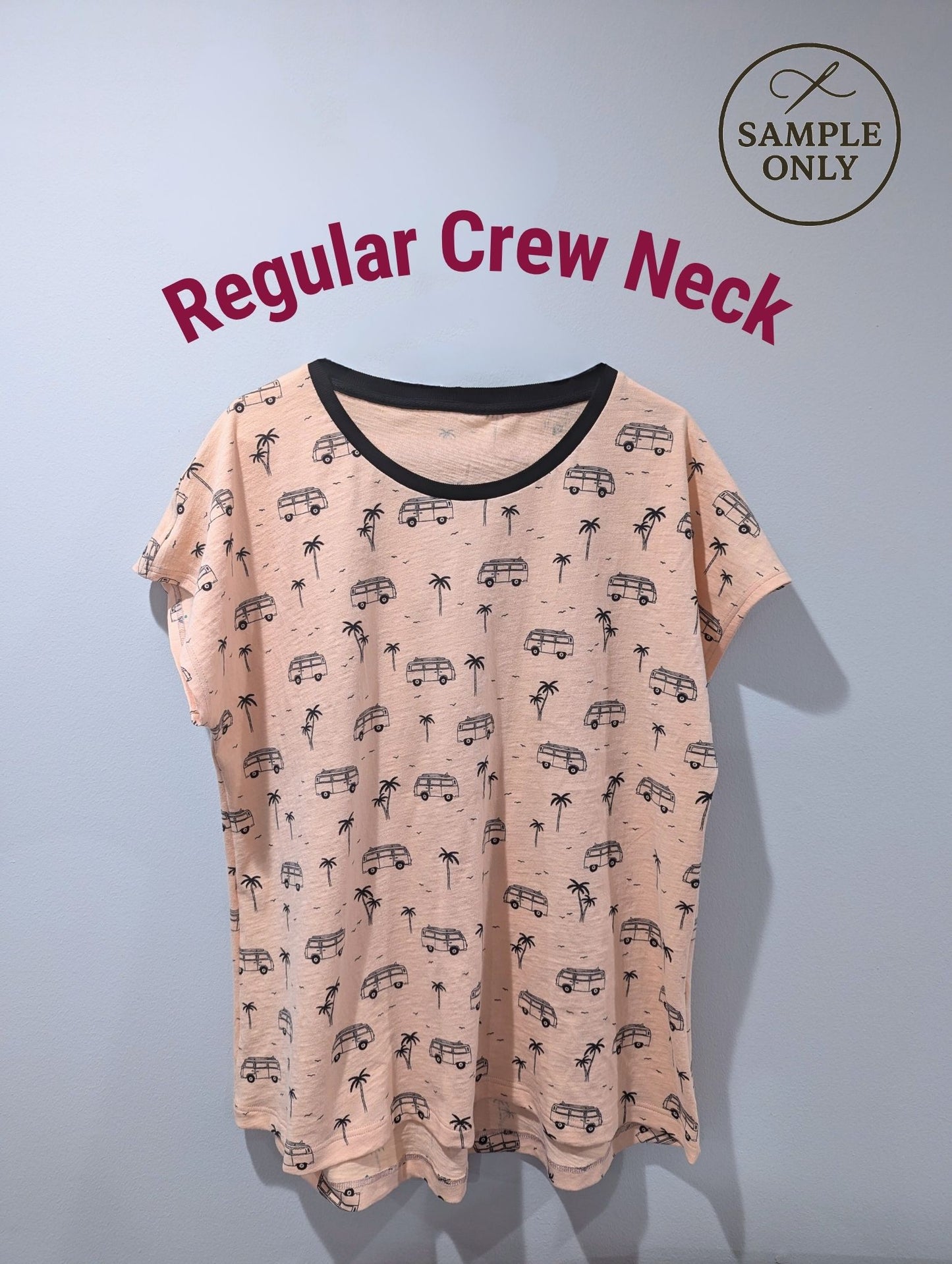 CUSTOM Curved Hem Dolman Tee - Curvy Fit