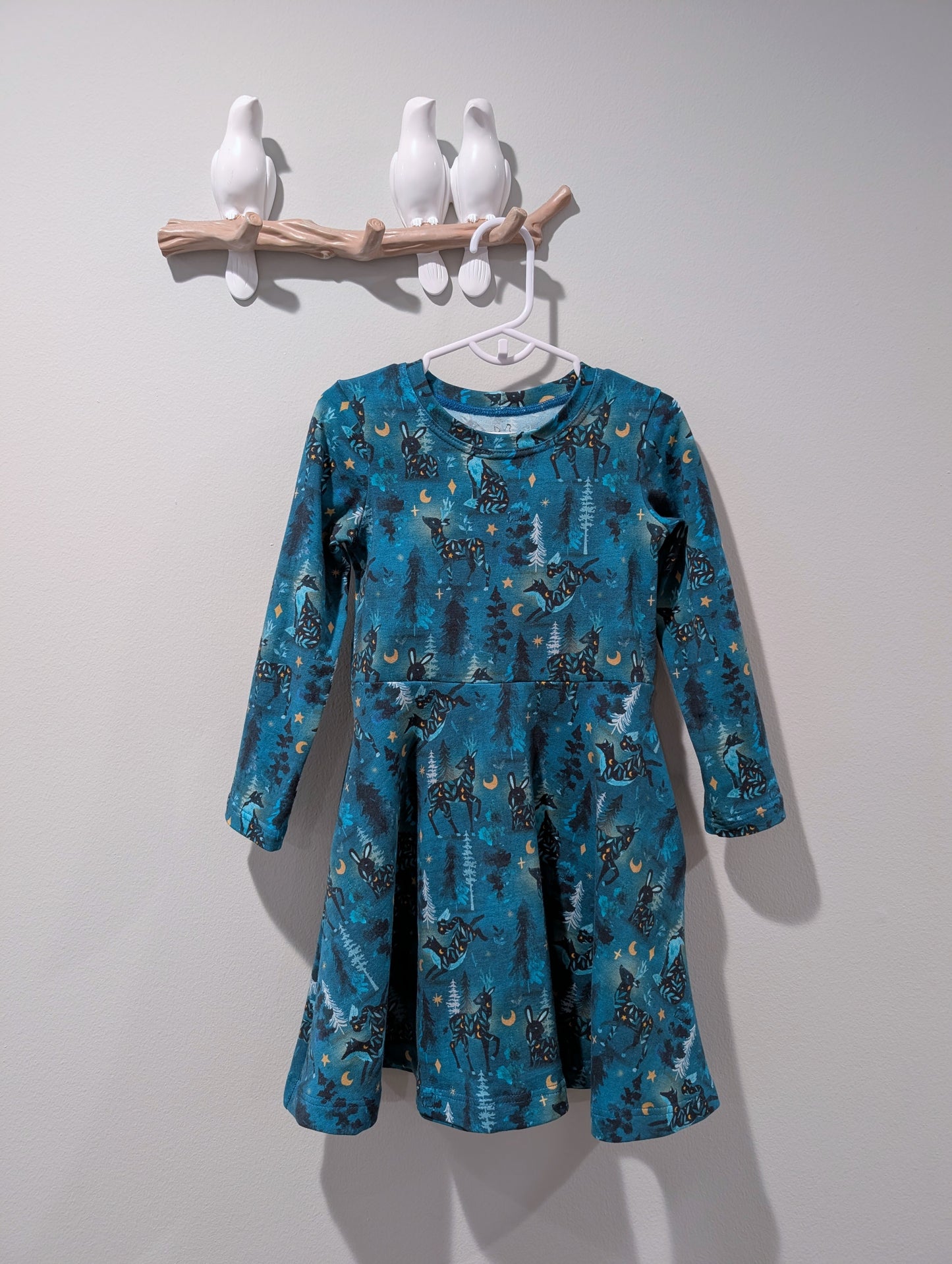 Astra Hollow Everyday Play Dress with Long Sleeves 3T