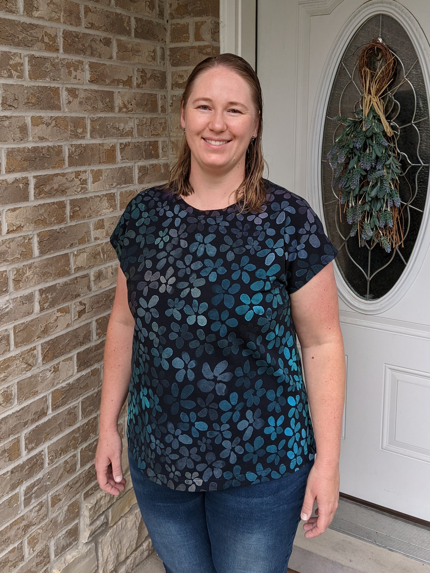 CUSTOM Curved Hem Dolman Tee - Curvy Fit
