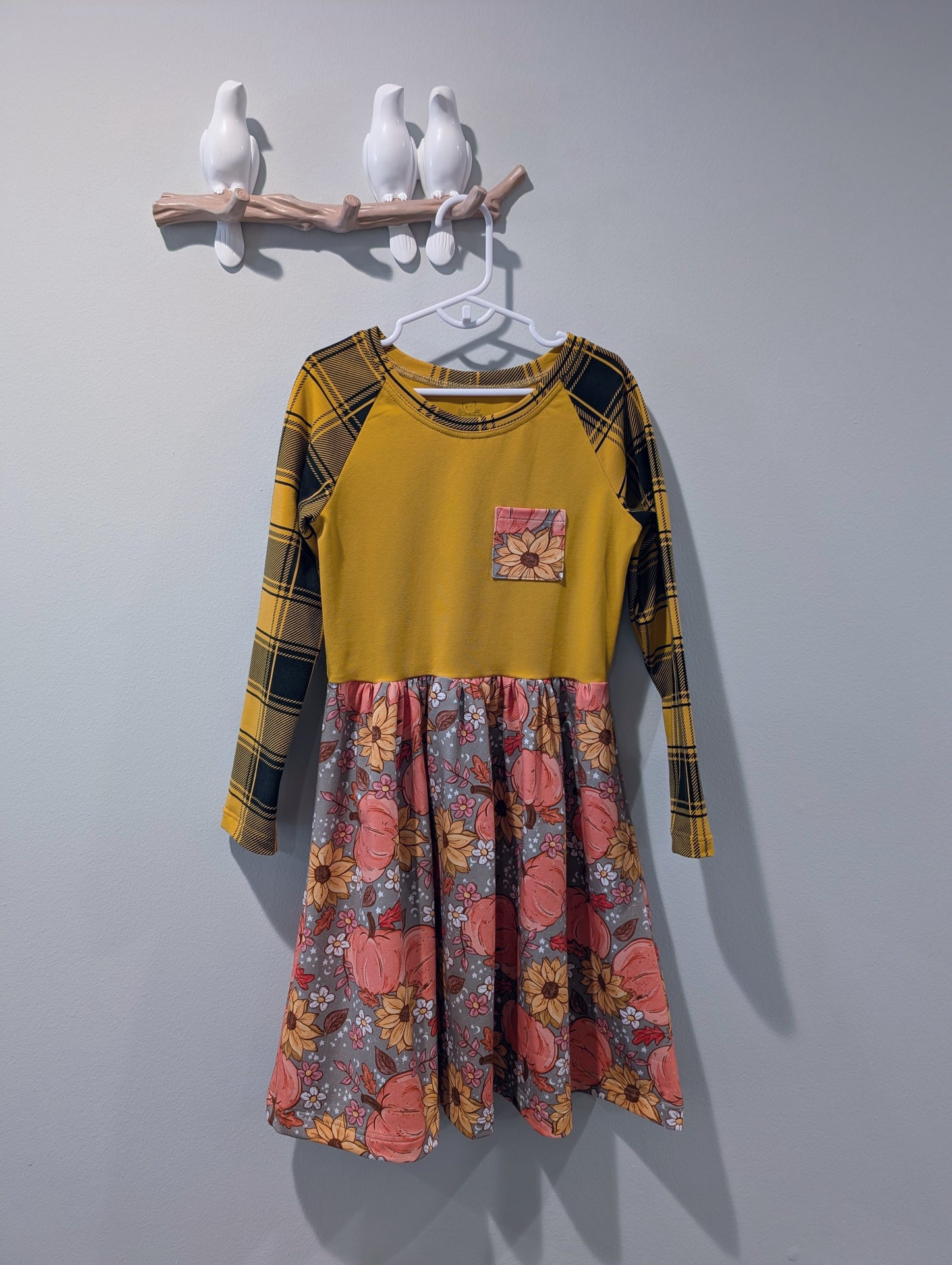 Fall Y'All Raglan Dress 7Y