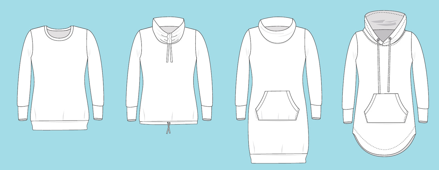 CUSTOM Crew Sweater - Curvy Fit