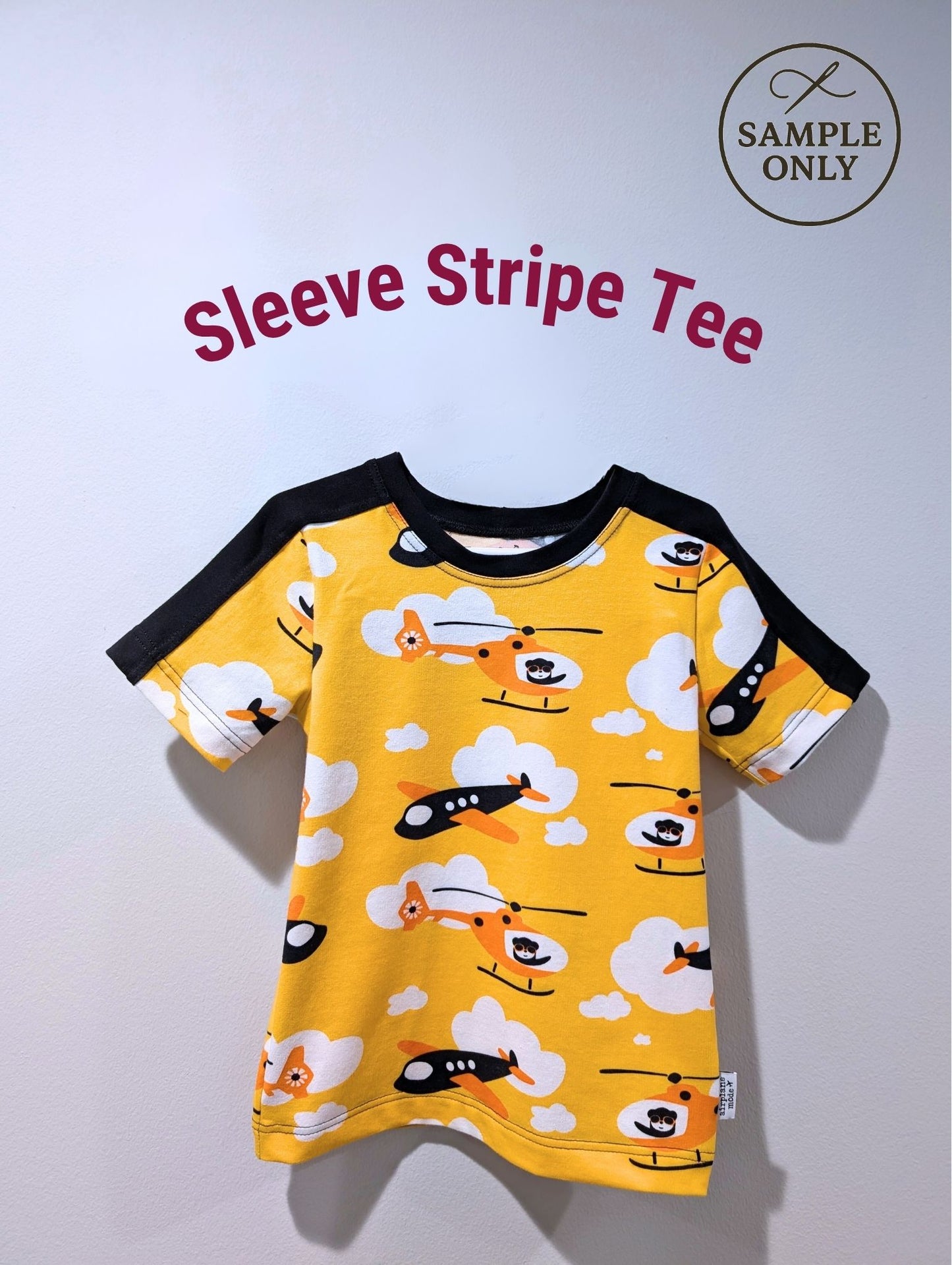 CUSTOM Kids Sleeve Stripe Tee